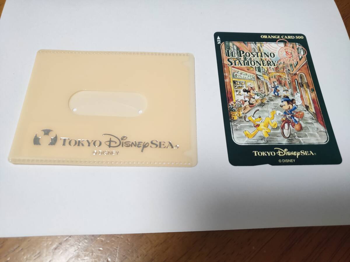 東京ディズニーシー オレンジカード(ミッキー) 「500円」 未使用拍卖