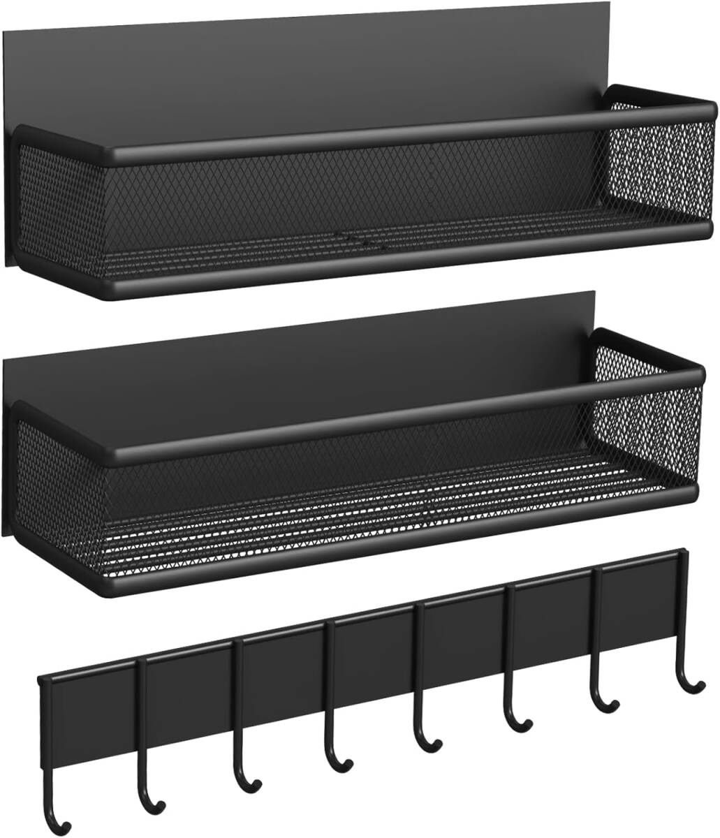 マグネットラック 浴室用ラック シャンプーラック 3個セット マグネット 収納ラック 吸着式壁掛け 水切り 穴あけ不要 錆びにくい拍卖