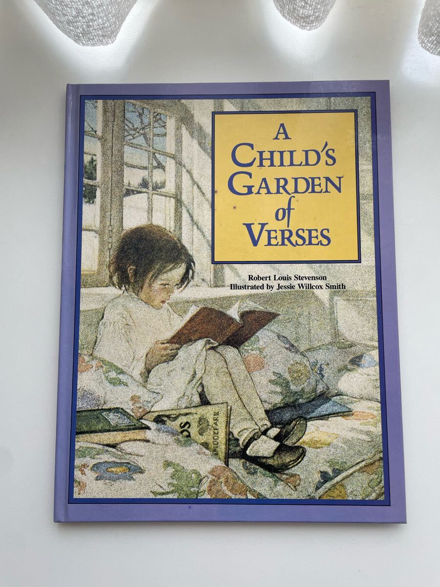 A CHILD’S GARDEN of VERSES こどもの詩の園 ロバート・ルイス・スティーヴンソン こども向けの詩集 イタリアにて印刷 1986年版 洋書拍卖