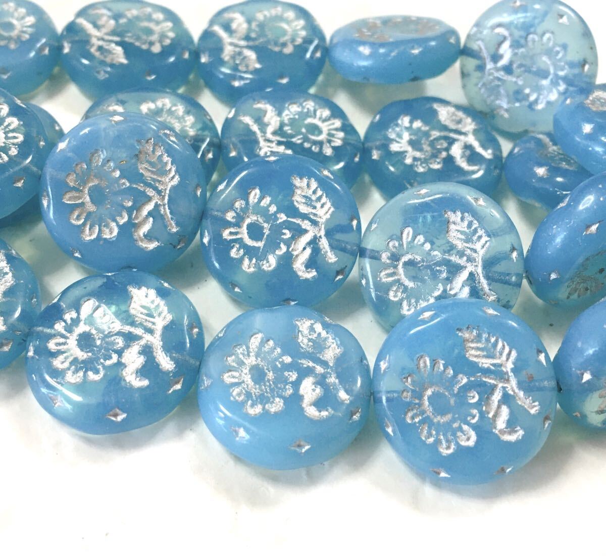 コインフラワー18㎜4個 チェコビーズ bm拍卖