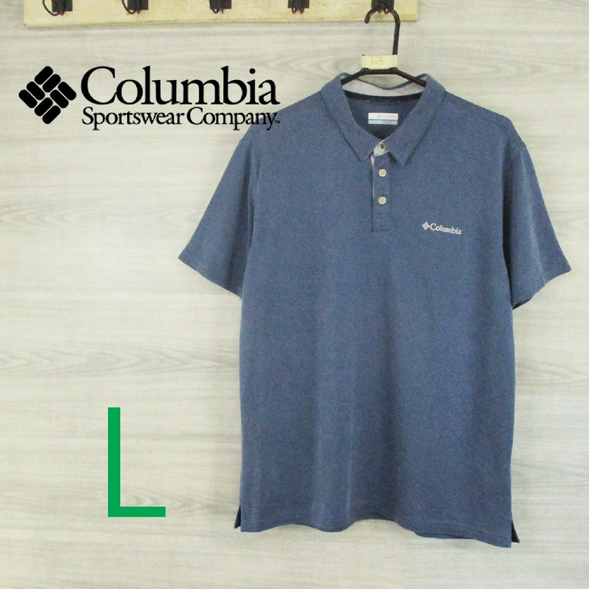 Columbia コロンビア<刺しゅうロゴ ポロシャツ>M0603s拍卖
