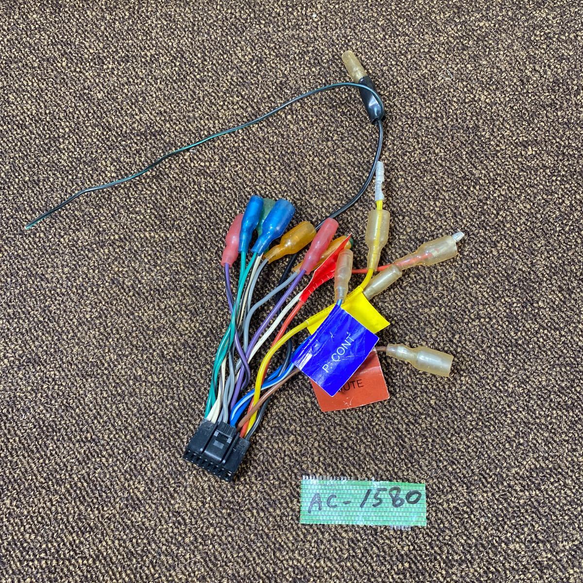 AC-1580 激安 KENWOOD ケンウッド JVC TRIO 16P ナビ ステレオ オーディオ デッキ 電源カプラー コネクタ ハーネス 中古品拍卖