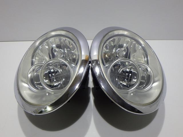 BMW ミニ ヘッドライト左右 ハロゲン R50 RA16 6961348 6961347 コーティング 後期 綺麗 250709077拍卖