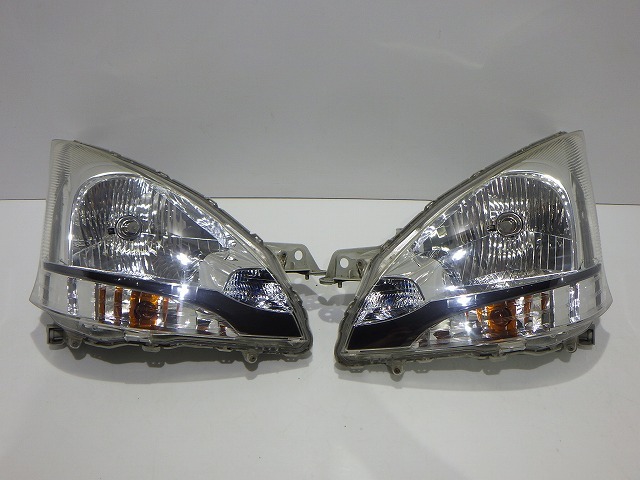 ムーブ ヘッドライト 左右 ハロゲン LA100S LA110S 前期 P9501 レベ付 コーティング 綺麗 250717173拍卖