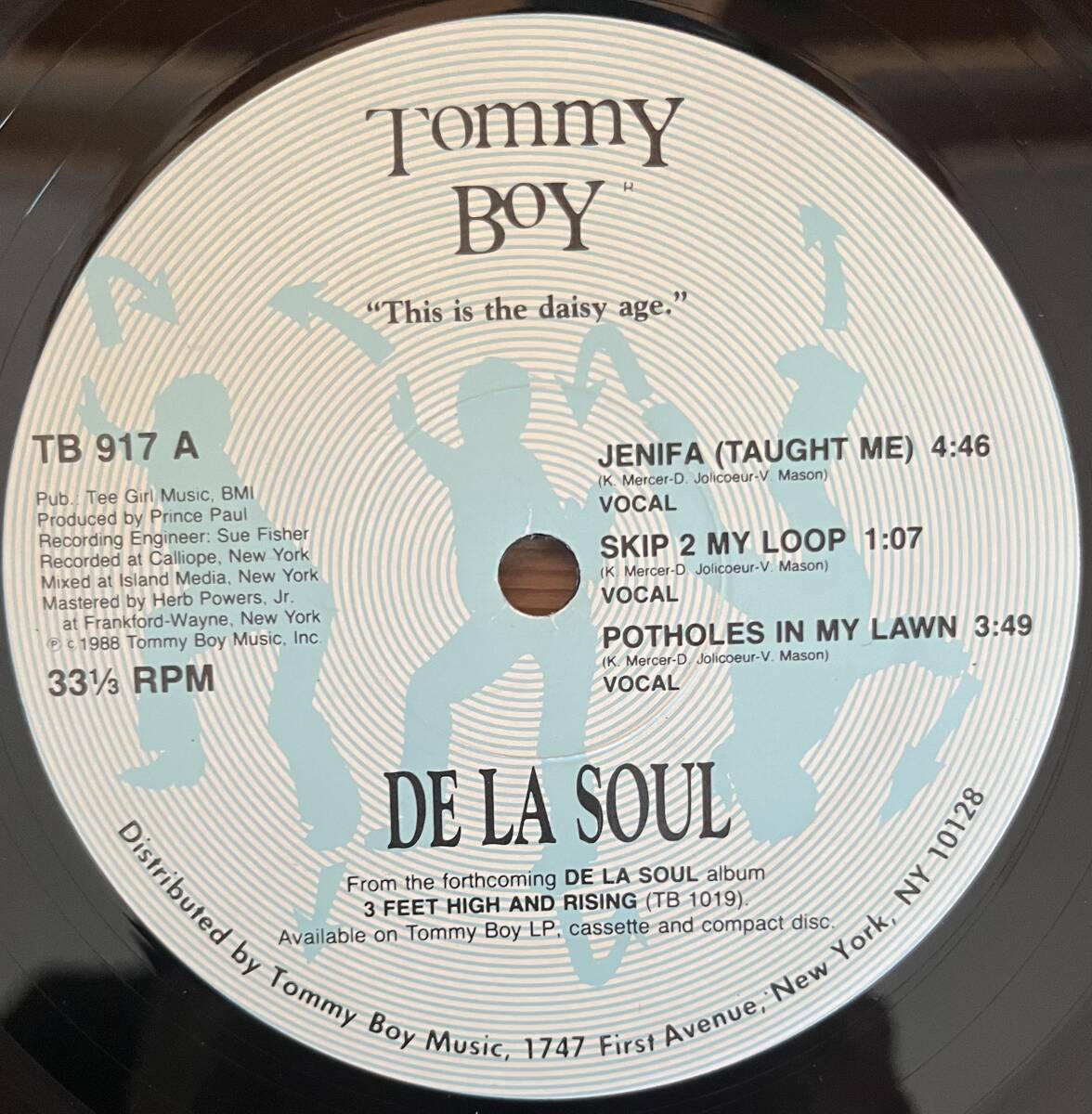 【12】DE LA SOUL / JENIFA b/w POTHOLES IN MY LAWN拍卖