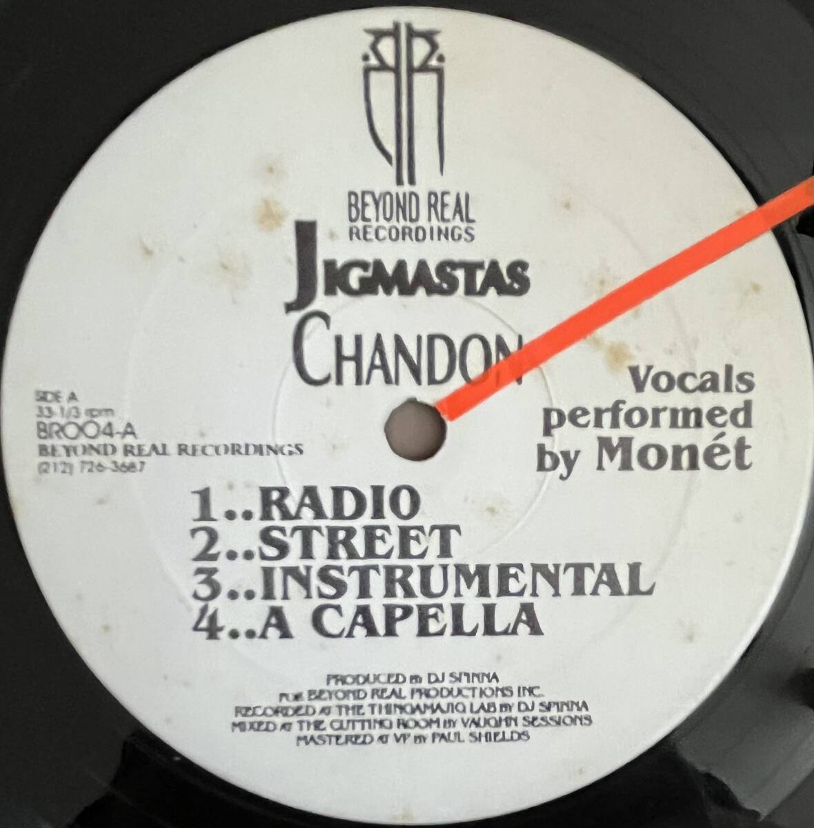 【12】JIGMASTAS - Chandon / Iz You Dee:dj spinna拍卖