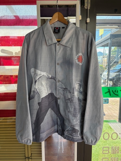 激レア♪送料無料♪RED HOT CHIRIPEPPERS♪コーチジャケット♪XL/レッチリフォトプリントRHCPバンドTアンソニーフリーチャドスミスジョン拍卖