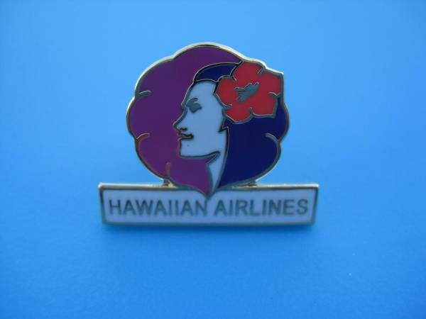 ハワイアン航空 ハイビスカス 美人 ピン バッジ Hawaiian Airlines アラスカ航空 合併 ワンワールド拍卖