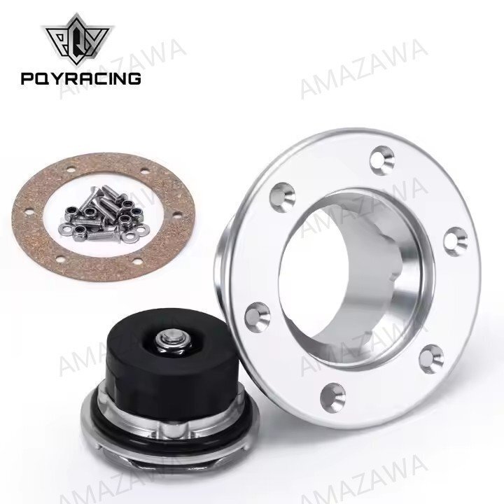 汎用 35.5mm アルミ製 燃料タンクキャップ 6穴 ポリッシュ仕上げ 軽量 耐久 改装 カスタムパーツ ガソリンタンクフューエルキ拍卖