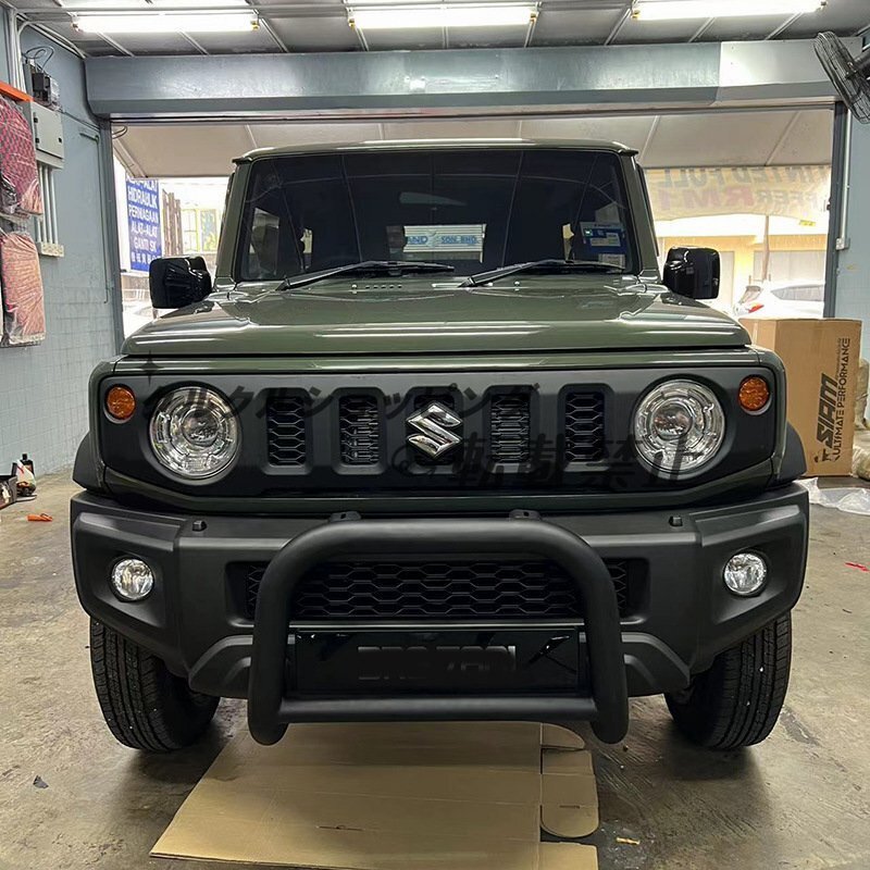 ジムニー JB74 JB64 2019~2025対応 U型フロントガード スチール製 外装カスタムパーツ拍卖