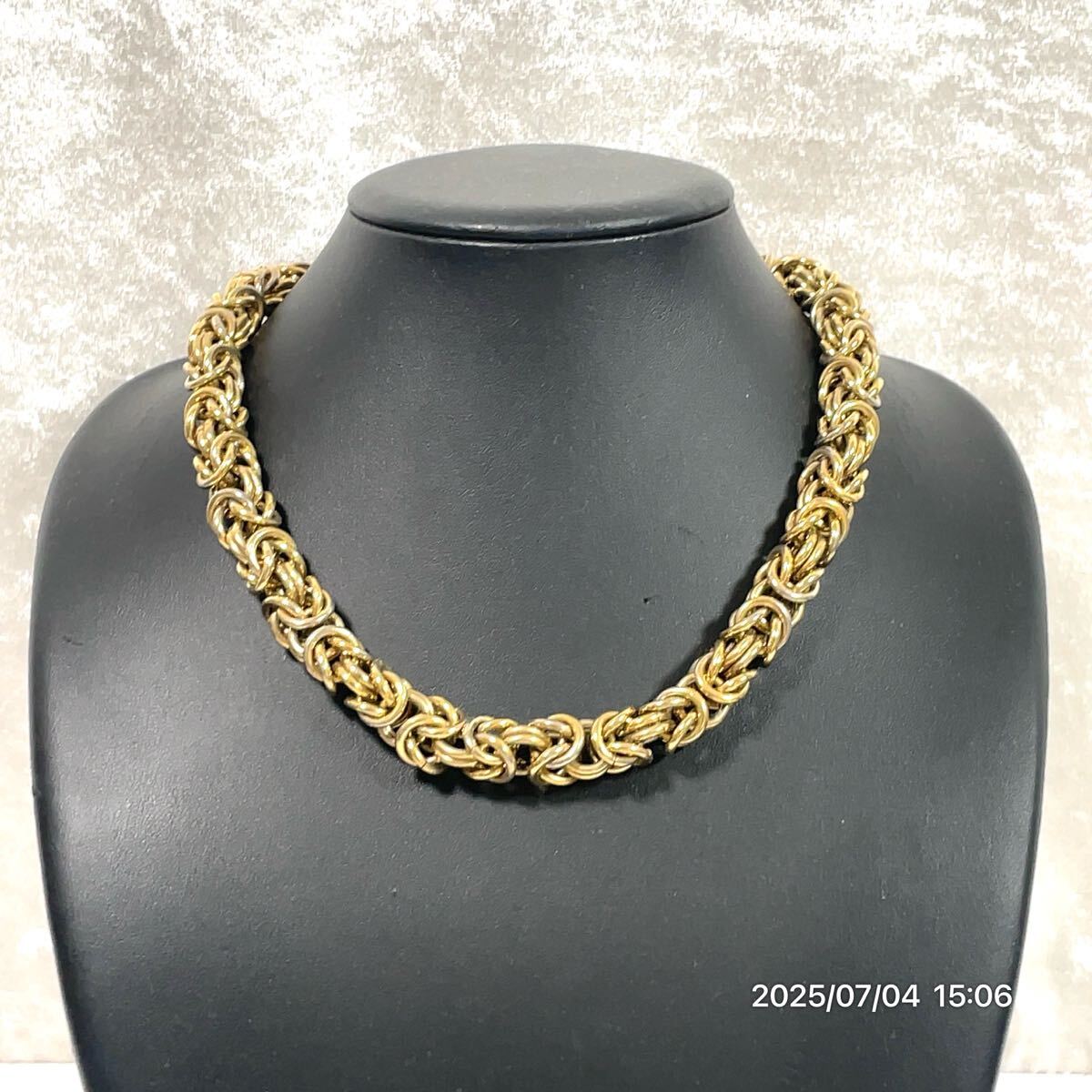 vintage GIVENCHY ジバンシー ジバンシィ ブランドロゴ チェーンモチーフ ゴールド系カラー ネックレス アクセサリー 装飾品 ファッション拍卖