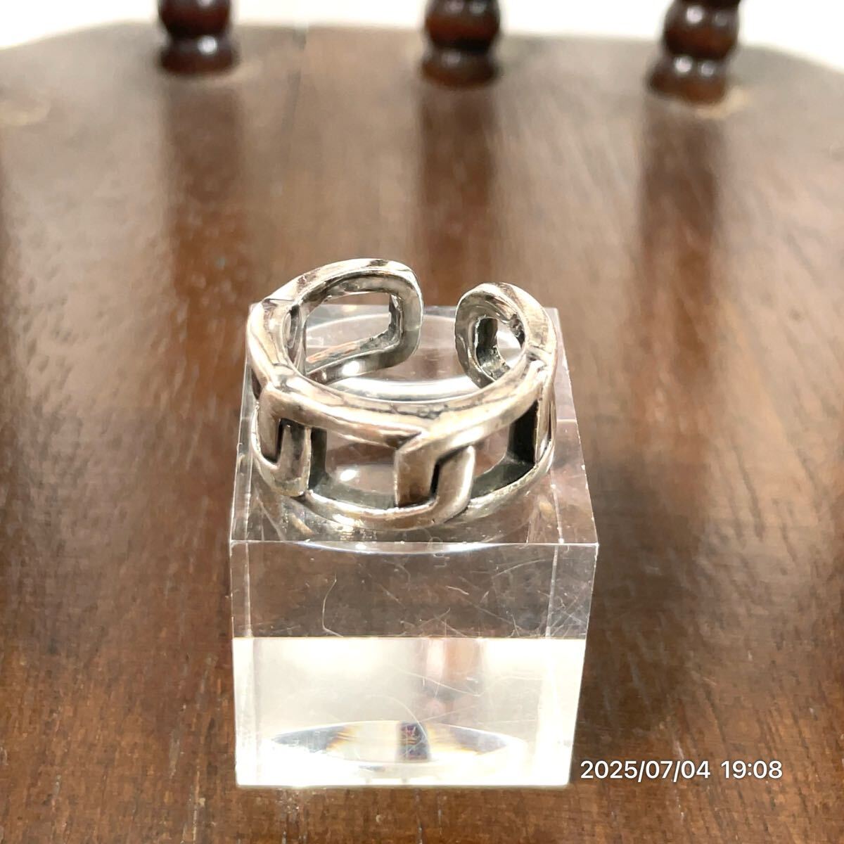 PHILIPPE AUDIBERT フィリップオーディベール チェーンモチーフ シルバーカラー 指輪 リング アクセサリー 装飾品 ファッション 小物拍卖