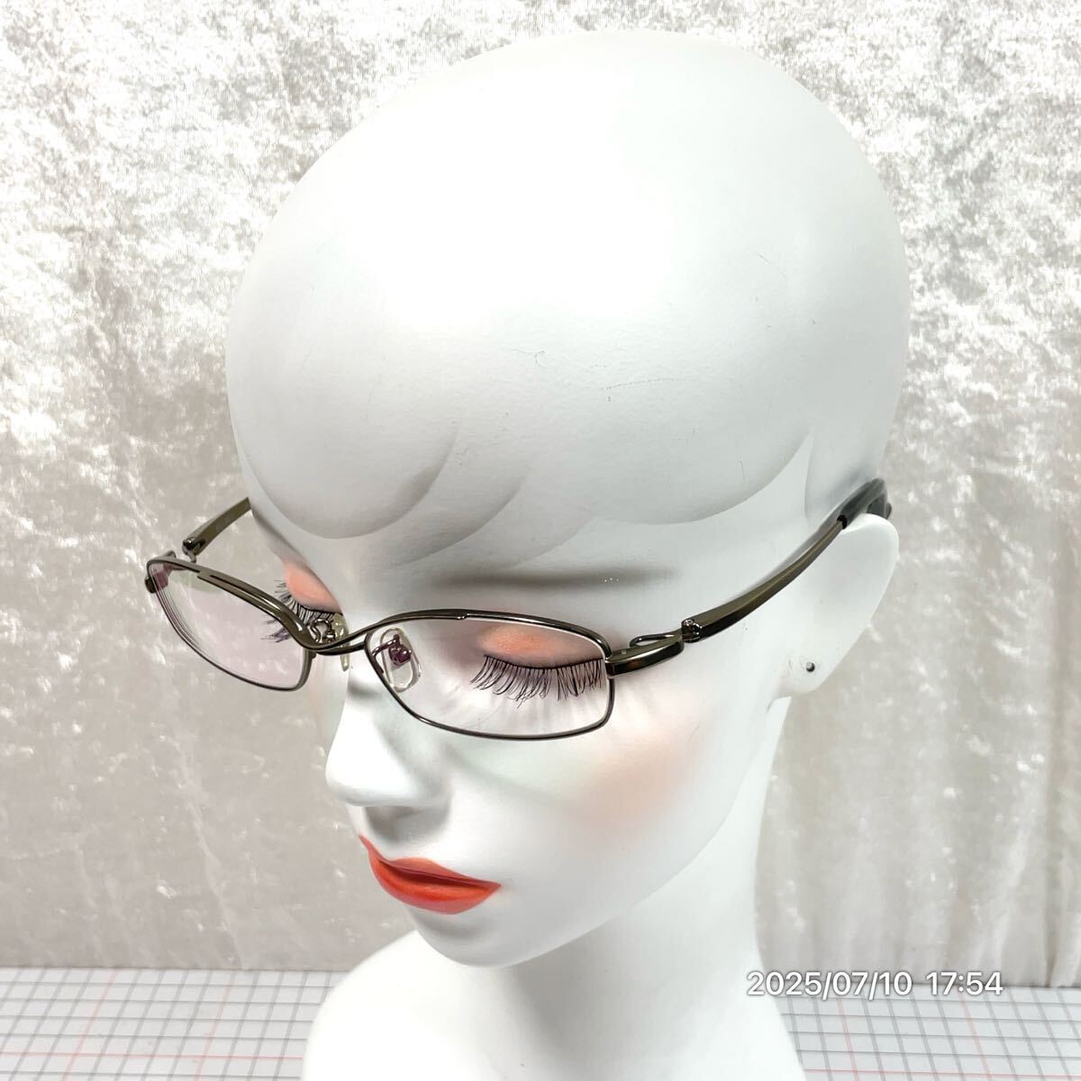 MAJI MAJI マジマジ フルリム スクエア シルバー系カラーフレーム メガネ サングラス 眼鏡 ファッション 小物拍卖