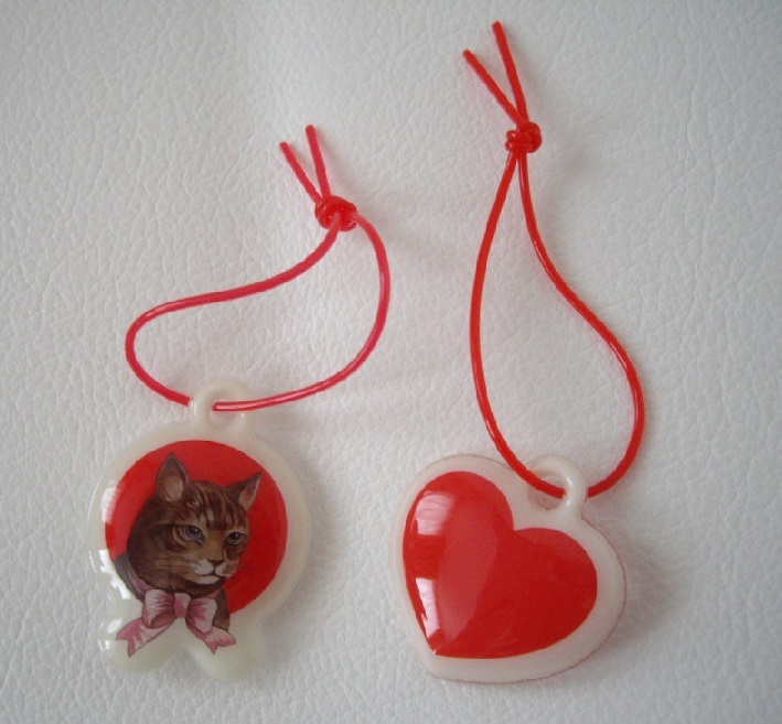 新品非売品!★PAUL&JOE ポール&ジョー★ネコ&ハート形マスコット2種セット★ ノベルティ拍卖