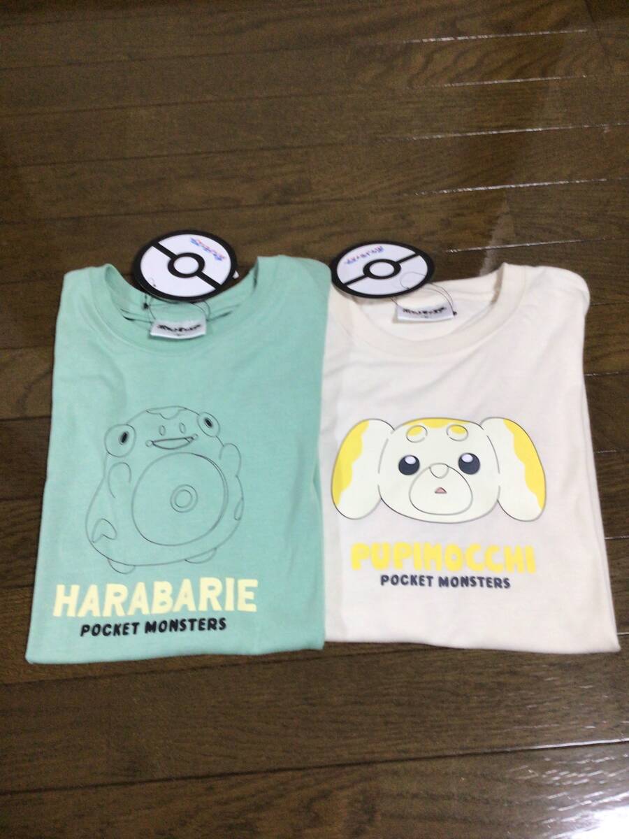 新品 未使用 ポケットモンスター Tシャツ パピモッチ ハラバリー Mサイズ 2枚セット ドンキ購入品 (タグ付き)拍卖