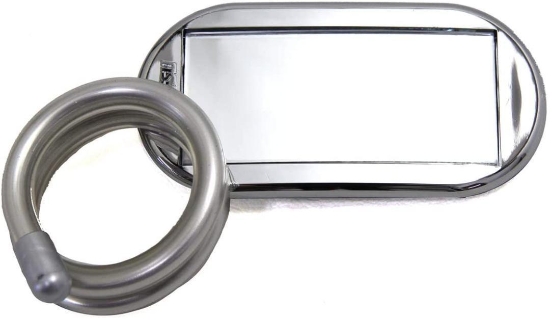 タカツ 7600(メッキ/シルバー)自転車&バイク用 スパイラルミラー拍卖