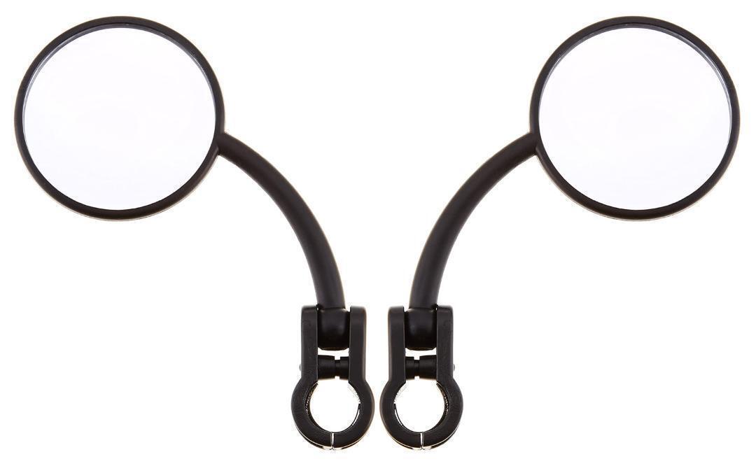 【左右セット】TAKATSU バイクミラー Gサム トライアルミラー ブラック拍卖