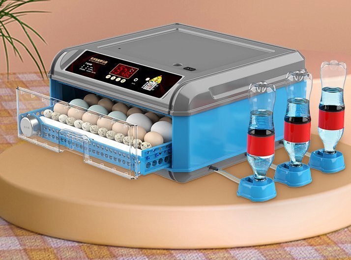 孵化機全自動知能ひよこ苗アヒルガチョウ孵化器小型家庭用孵化箱ハトオウム孵卵器48個拍卖