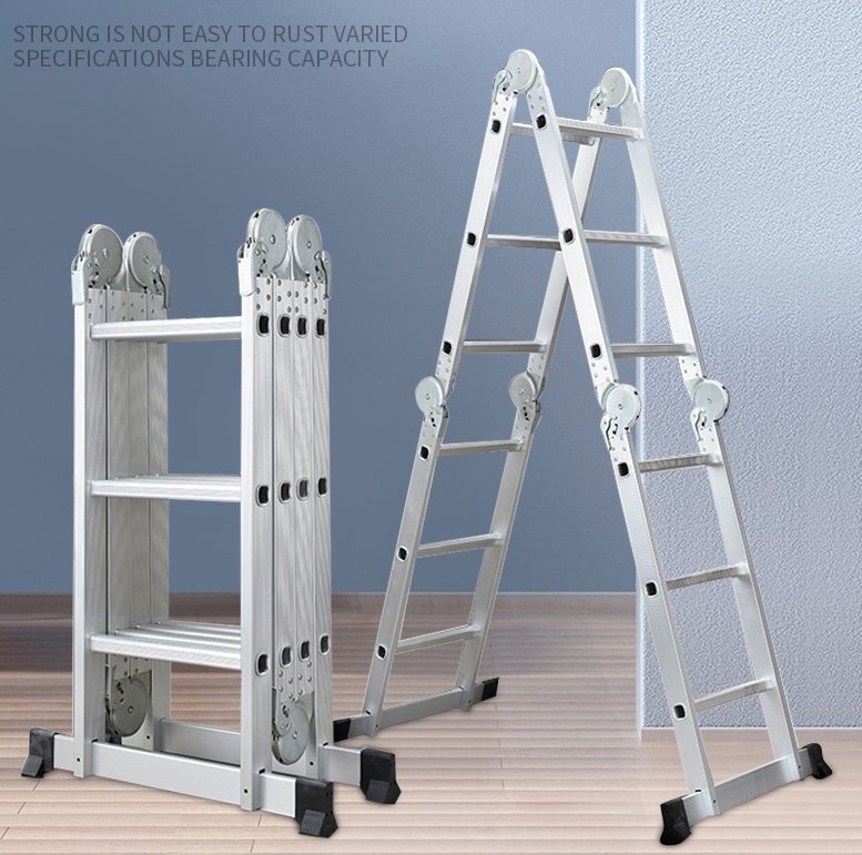 アルミ合金製折りたたみはしご伸縮はしごです1.7メートルです拍卖