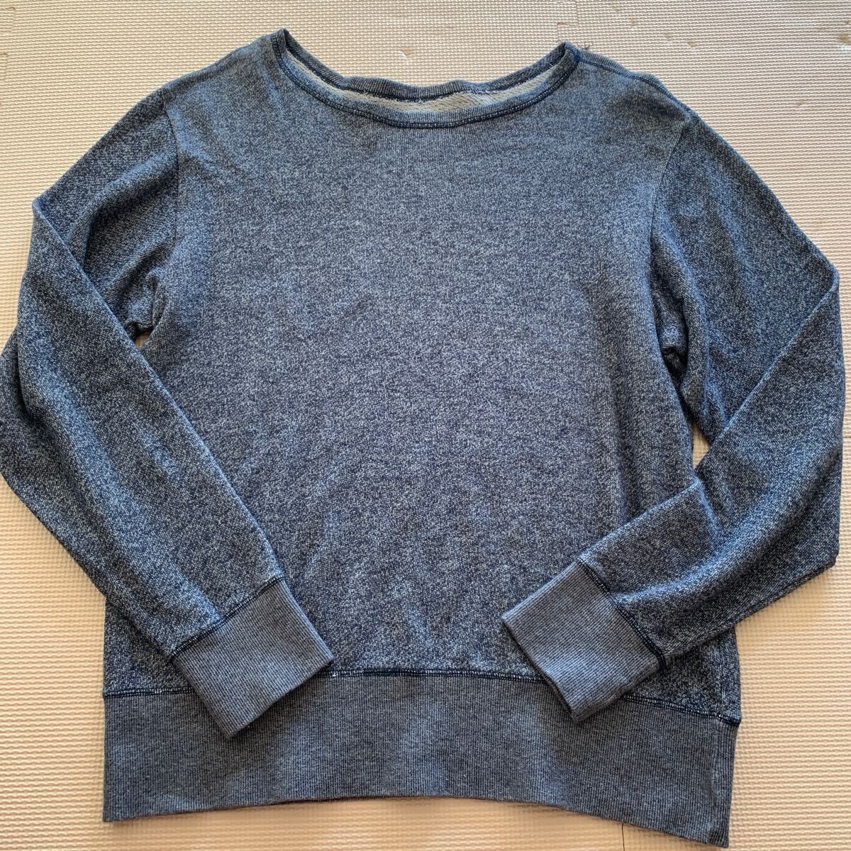 【Necessary or Unnecessary】長袖スウェット サイズM 日本製 裏パイル ネイビー混拍卖