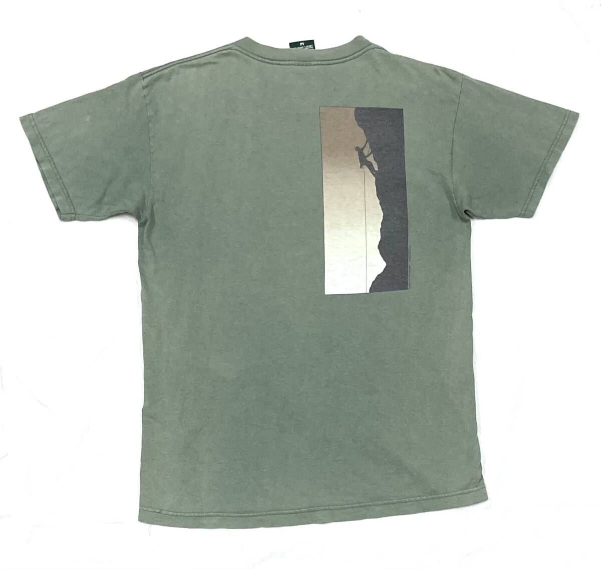 90s USA製 LIBERTY GRAPHICS R.N.RICHARDSON アート Tシャツ カーキ M リバティーグラフィックス 希少 1999 クライミング アウトドア拍卖