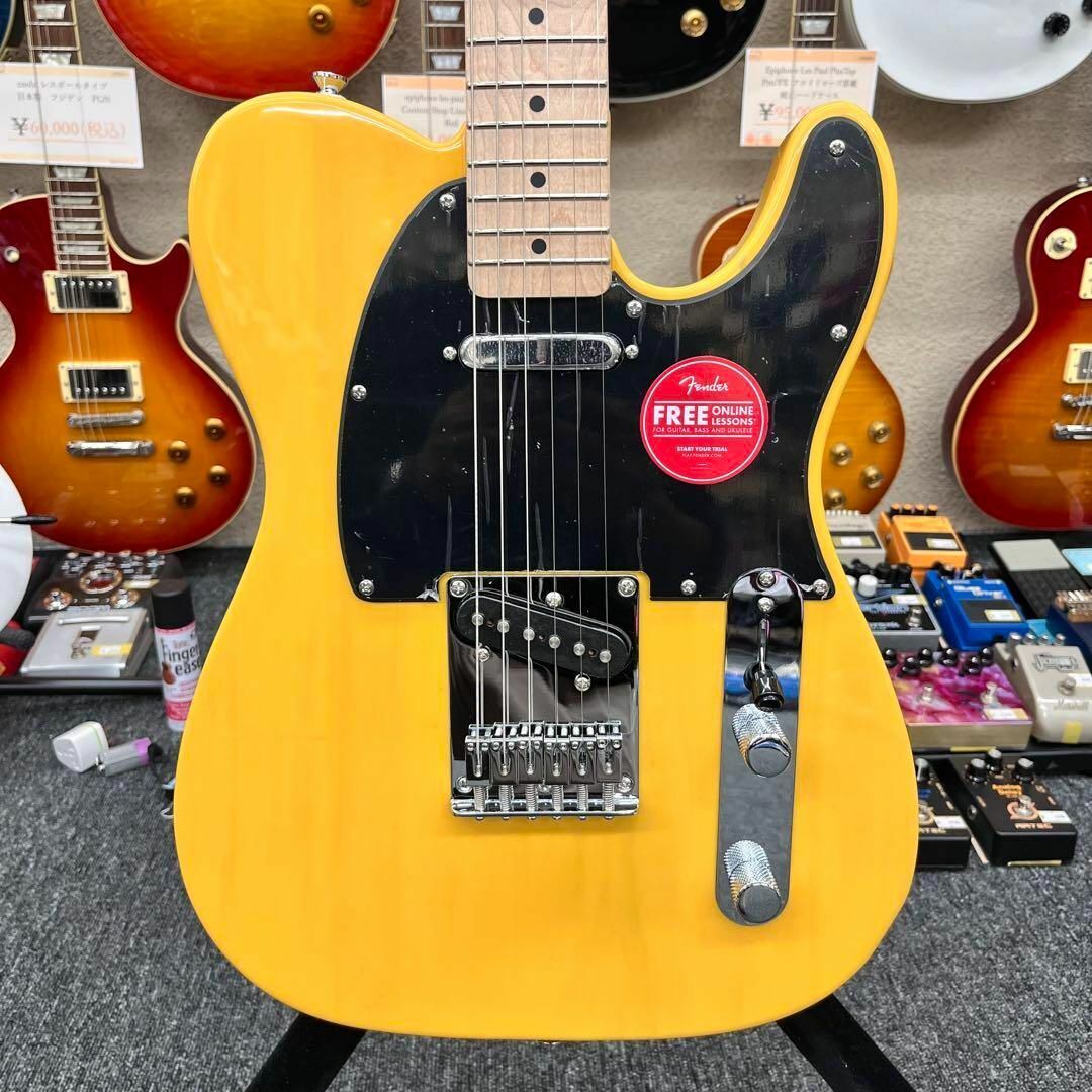 【10728】 新品未使用 Squier Telecaster バタースコッチ拍卖