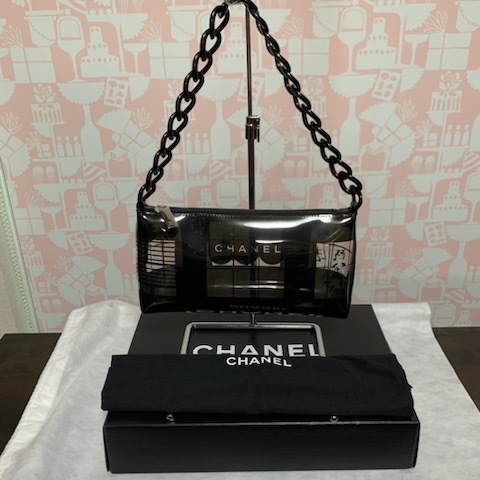 CHANEL シャネル クリア チェーンショルダーバッグ拍卖
