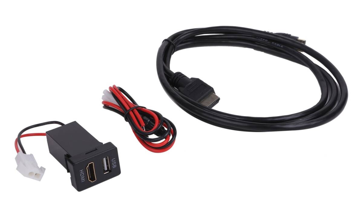 トヨタ用 Aタイプ HDMI USB ポート スイッチ ホール パネル ヴェルファイア 20系 車内 充電器 スマホ ナビ 等 汎用 社外品 カスタム パーツ拍卖