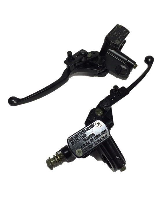 ブレーキ マスター シリンダー 左右セット ブラック 黒 ATV トライク 四輪 バギー 汎用 社外品 交換 パーツ 部品拍卖