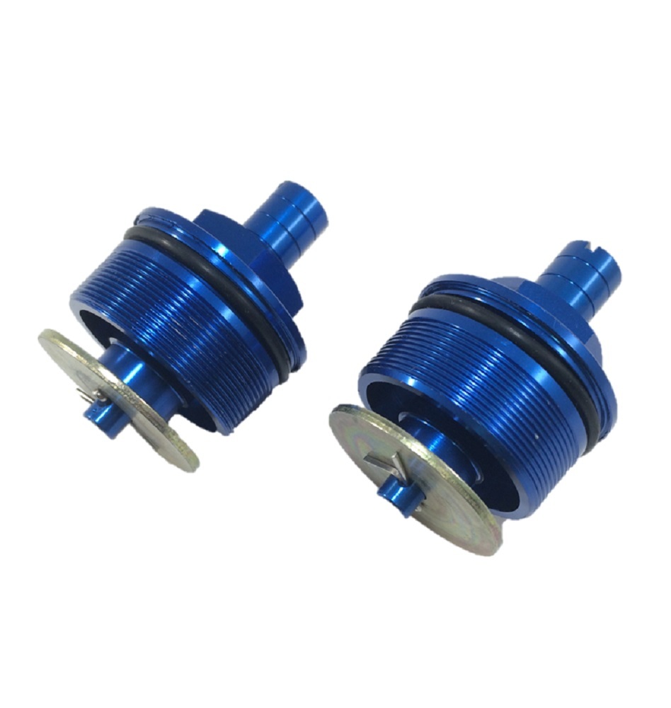 ホンダ用 イニシャル アジャスター 左右セット ブルー 交換 修理 パーツ 部品 汎用 CB400 VTR250 NSR250 VTEC ホーネット 等拍卖