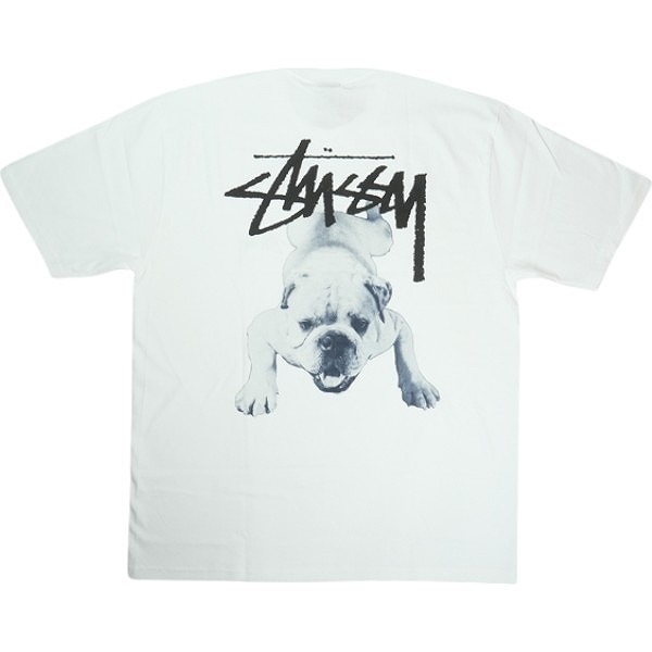 STUSSY ステューシー 25SS STOCK DOG TEE WHITE Tシャツ 白 Size 【XL】 【新古品・未使用品】 20822197拍卖
