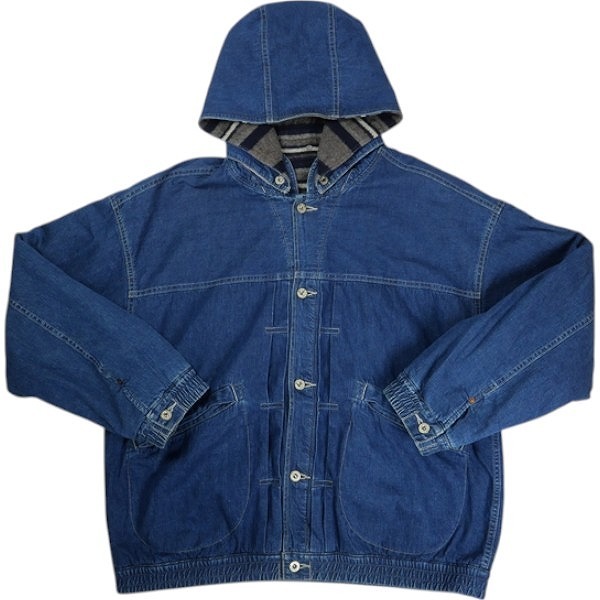 TENDERLOIN テンダーロイン DENIM BLANKET HOODED デニムジャケット インディゴ Size 【L】 【中古品-良い】 20822841拍卖