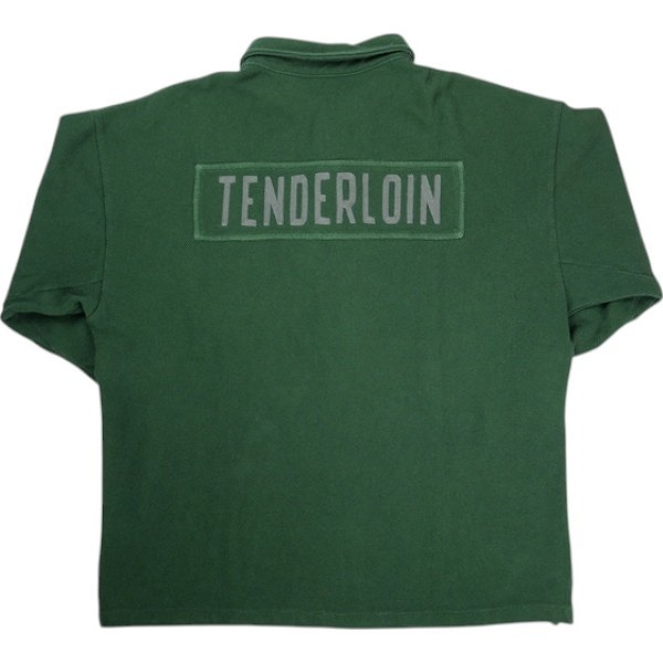 TENDERLOIN テンダーロイン MOSS STITCH 3/4 POLO GREEN ポロシャツ 緑 Size 【L】 【中古品-良い】 20822866拍卖