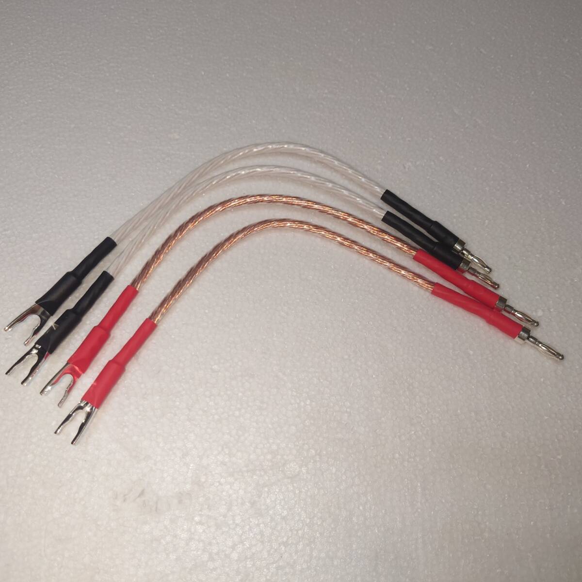 ジャンパーケーブル 純銅 OCC 4mm 20Cm拍卖