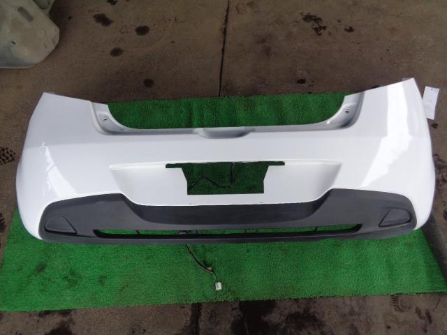 デミオ DBA-DE5FS 純正 リアバンパー 34K クリスタルホワイトパールマイカ拍卖