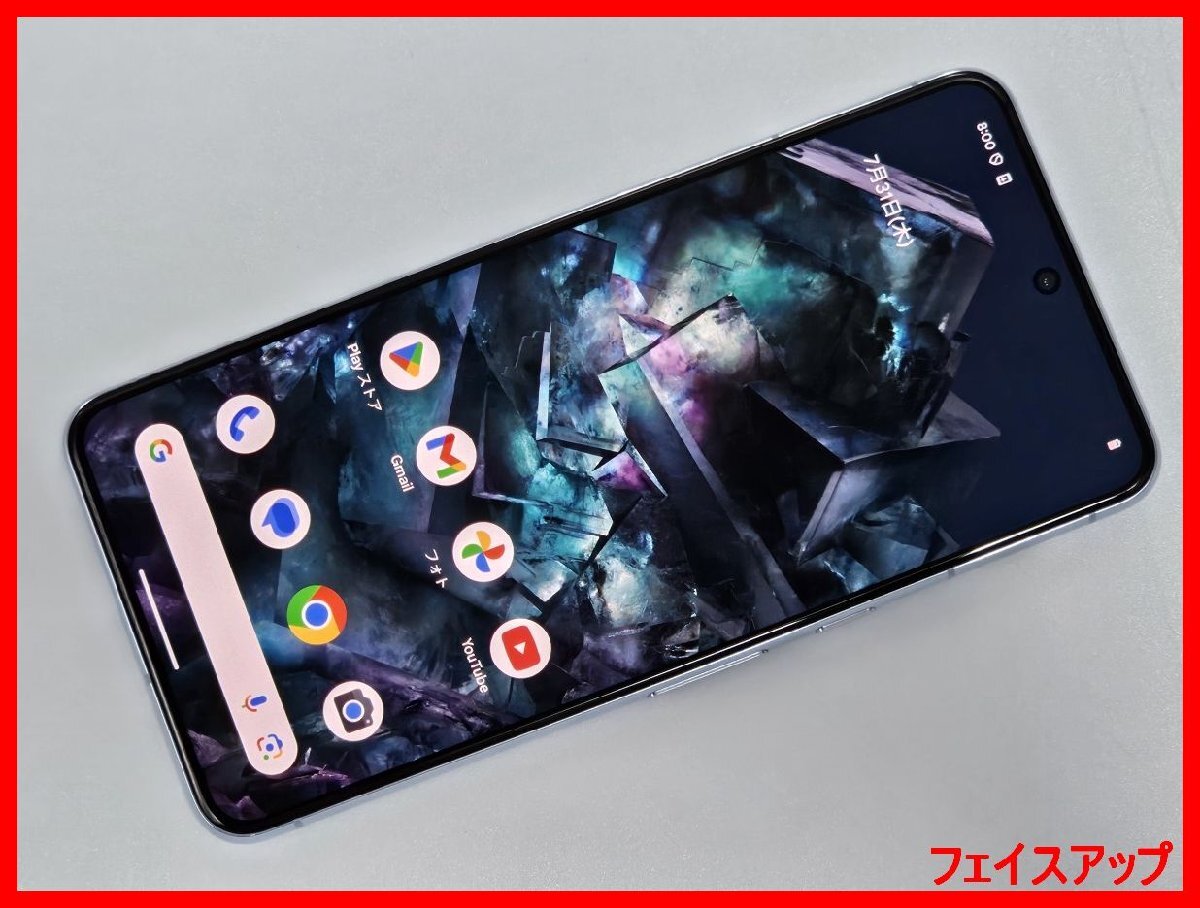 ★【58941WM】 ほぼ美品 au Google Pixel 8 Pro ベイ 128GB 1円 ! 1スタ !拍卖