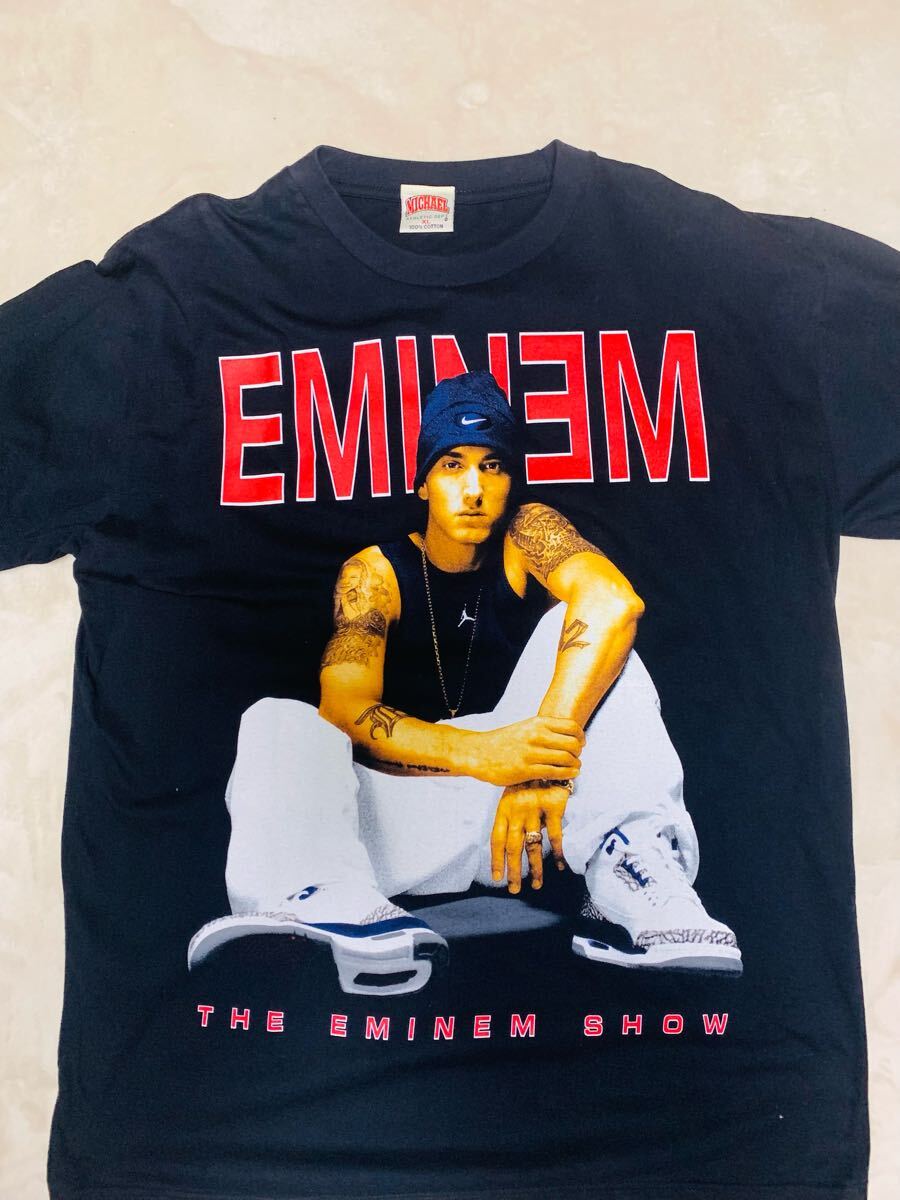 エミネム 00's THE EMINEM SHOW 8mile Tシャツ XL ビンテージ 中古品拍卖