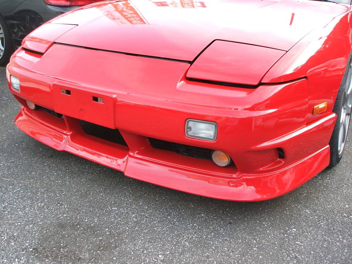 GE極上 180SX 後期 純正形状 FRP フロント バンパー リップスポイラー一体型拍卖