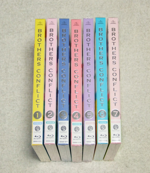 新品 Blu-ray ブラザーズ コンフリクト BROTHERS CONFLICT 初回版全7巻セット拍卖