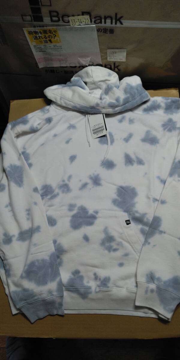 未使用自宅保管品 【NEWHATTAN/ニューハッタン】タイダイパーカ カラーブルー系サイズL拍卖