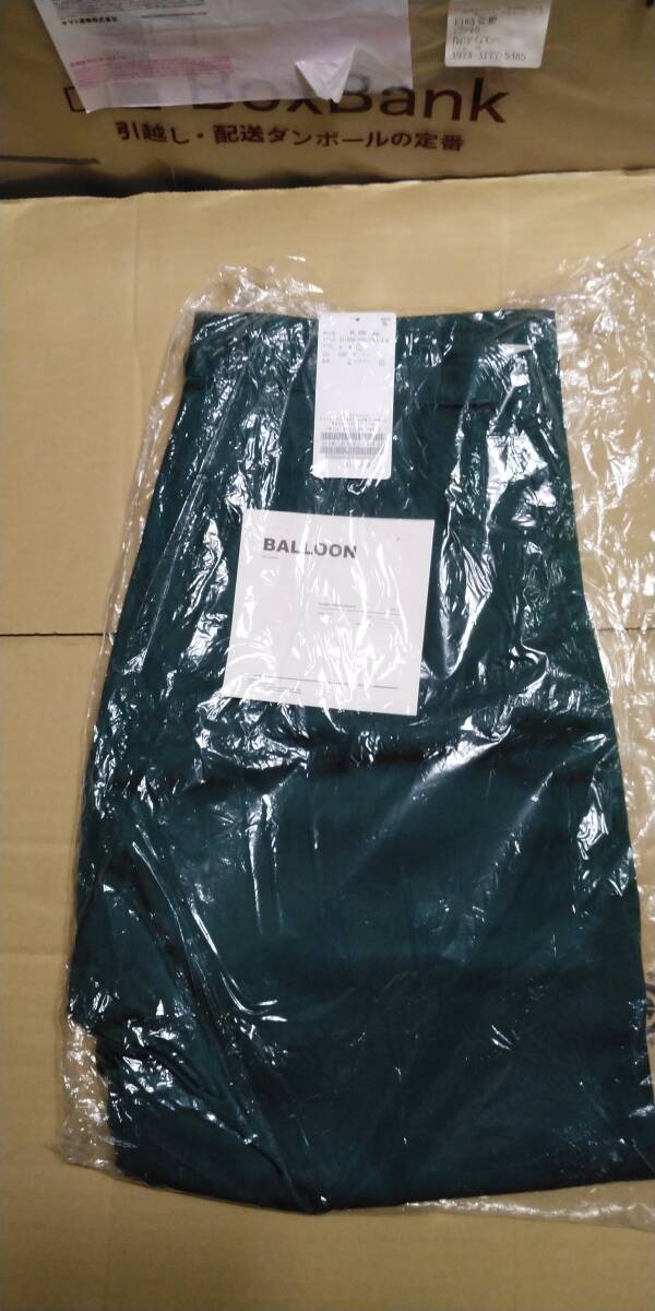 未使用自宅保管品B.C.STOCK TWILL BALLOON PANTS カラーグリーン サイズL拍卖
