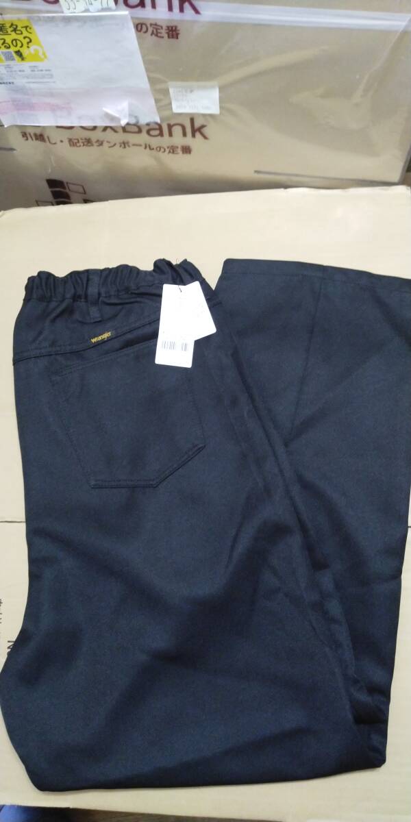 未使用自宅保管品Wrangler【WEB限定】タックワイドスラックスパンツ カラークロ サイズXL拍卖