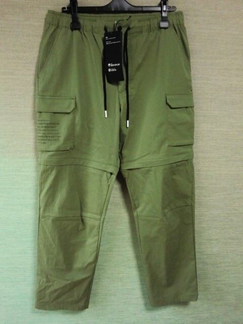 新品 ザ・ワープ・バイ・エネーレ(The Warp By Ennerre) リップストップ2WAYパンツ LL 拍卖