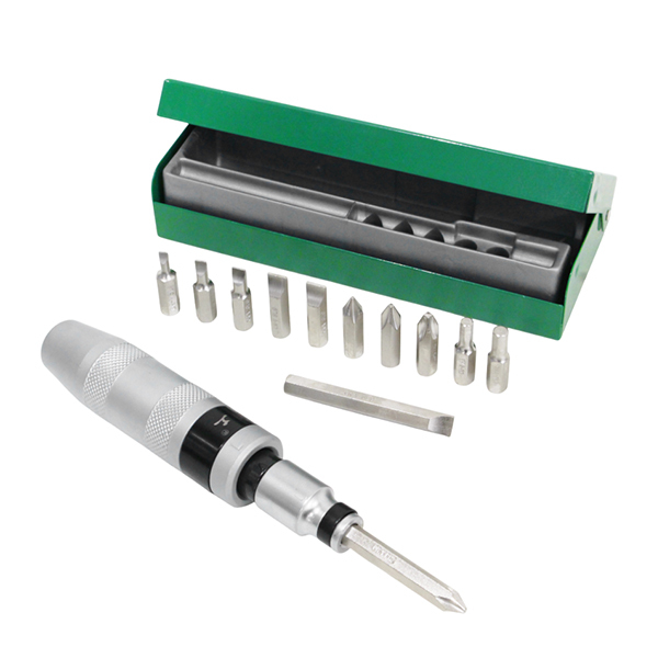 ю ショックドライバー ビット12本 セット ケース付き 正/逆回転 マイナス/プラス/六角 3種 潰れた なめた 折れた 錆びた ネジ外し 工具拍卖