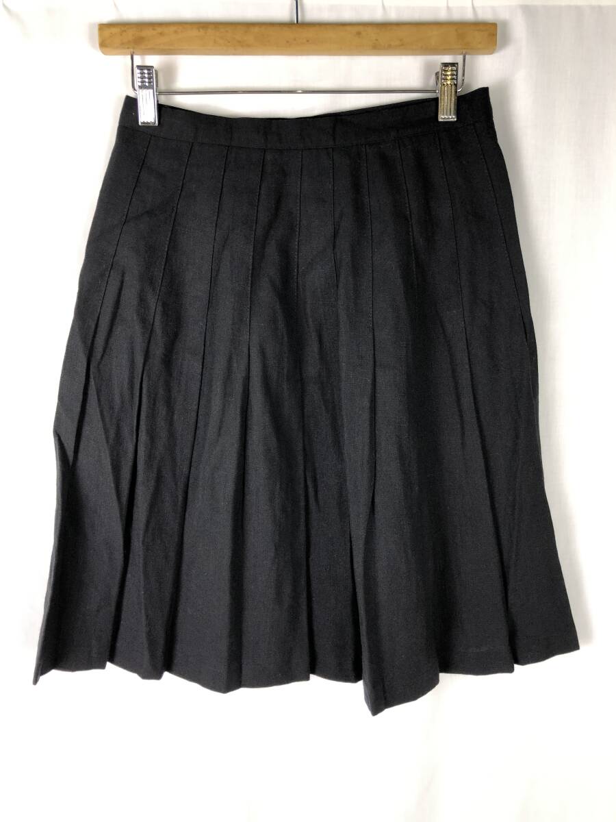 90's プリーツスカート ひざ丈スカート ウエスト約70㎝ 総丈約56cm ヒップ約86cm USA製拍卖