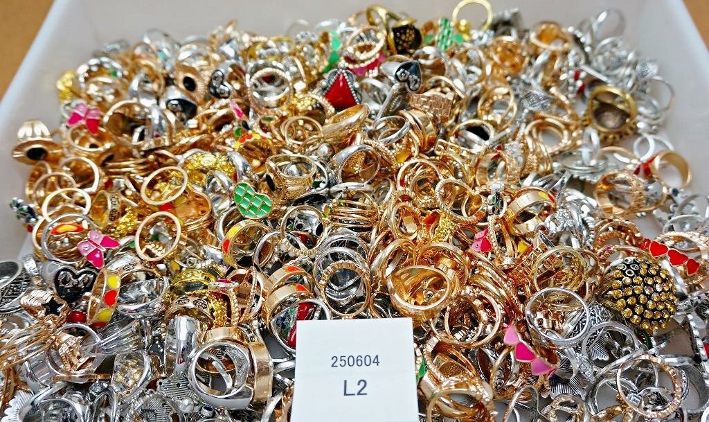 Nd12■おまとめて大量2.5Kg以上!!!!★昭和レトロ指輪 メンズ レディースファッションリング まとめ売り アクセサリー F21-250604L2拍卖