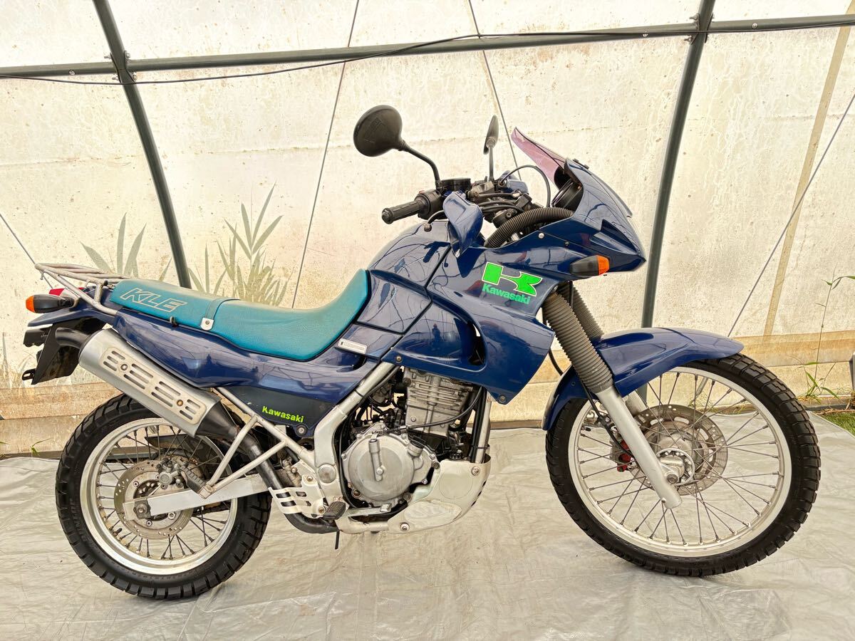 きれい !! 即乗OK / 動画付 / 各部点検済 / 実動 KLE250 アネーロ (検 セロー ジェベル kdx xr xlr sl拍卖