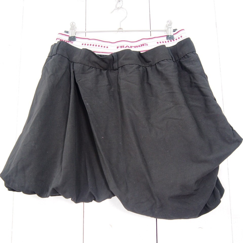 フラボア FRAPBOIS ウエストレイヤードバルーンミニスカート(1)ブラック拍卖