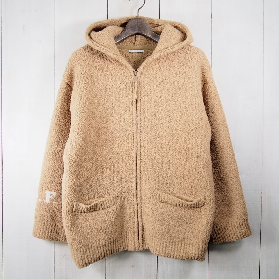 ベイフロー BAYFLOW ボアフリース フーディージャケット(F)ライトブラウン拍卖