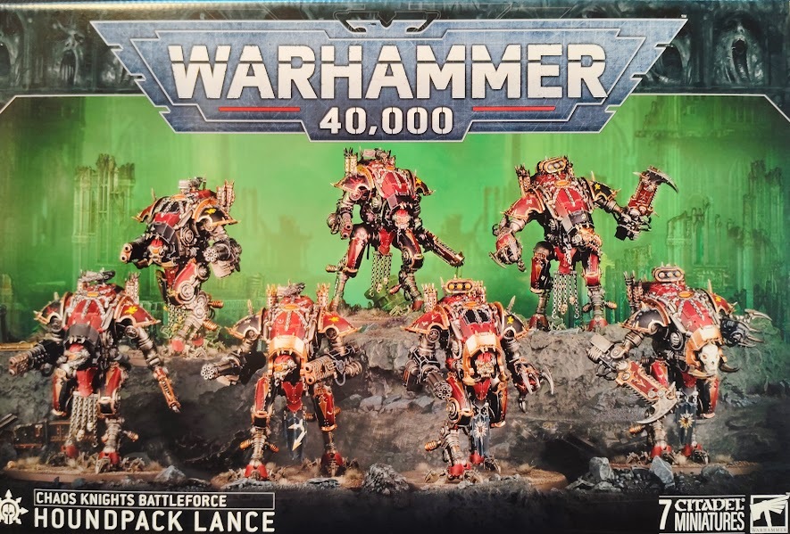 【未組み立て】ケイオスナイト:狩人群楔陣 バトルフォース/ウォーハンマー/40k/Warhammer【同梱可】拍卖